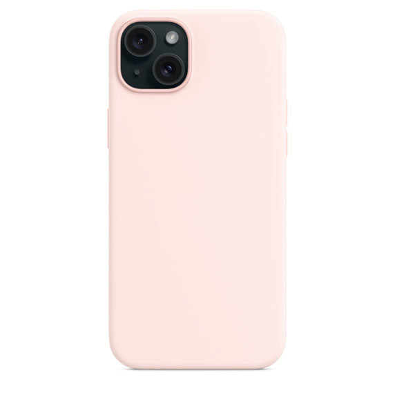 Silikon Case Hülle Mit MagSafe für iPhone 15 - Rosa