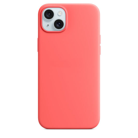 Silikon Case Hülle Mit MagSafe für iPhone 15 - Rot