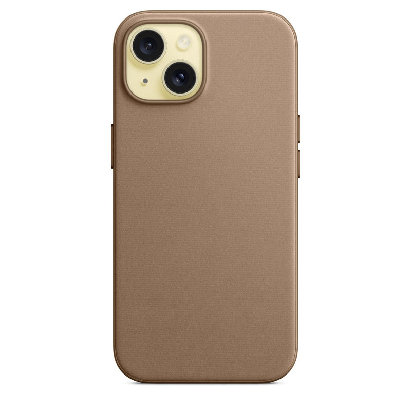 FineWove Schutzhülle mit MagSafe für iPhone 15 Plus - Braun