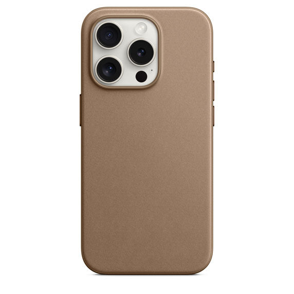FineWove Schutzhülle mit MagSafe für iPhone 15 Pro - Braun