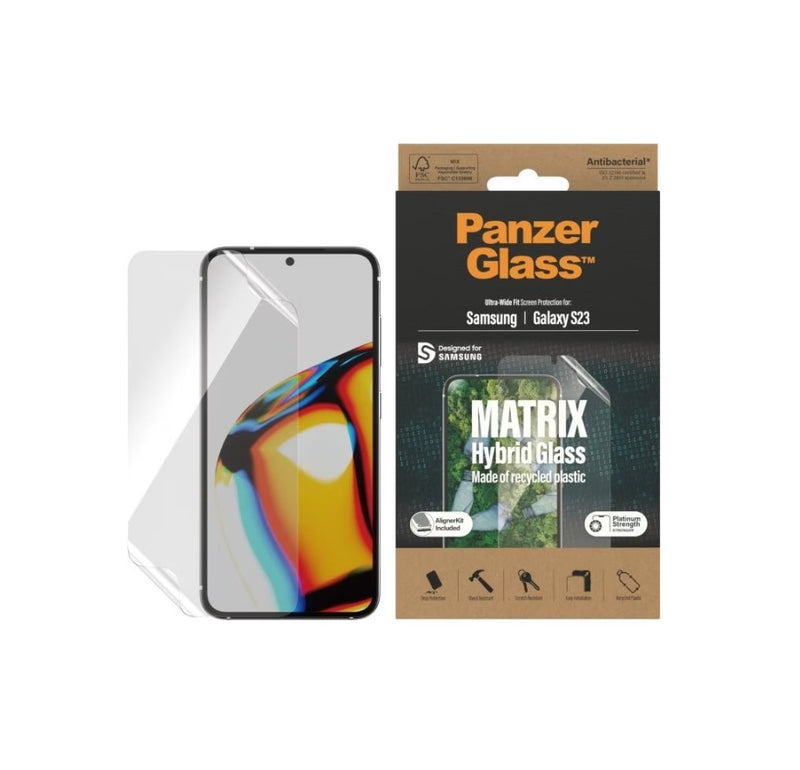 PanzerGlass Ultra-Weit Fit Screen Protector (1 Stück), Samsung Galaxy S23