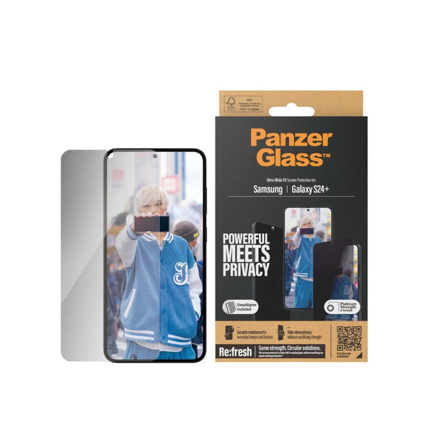 PanzerGlass Sichtschutz Screen Protector (1 Stück), Samsung Galaxy S24+