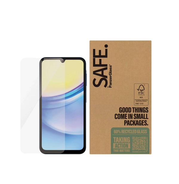 PanzerGlass SAFE. Ultra-Weit Fit Screen Protector (1 Stück), Samsung Galaxy A16, Samsung Galaxy A16 5G