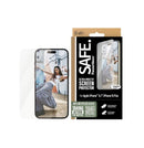 PanzerGlass SAFE. Ultra-Weit Fit Screen Protector (1 Stück), iPhone 15 Plus, iPhone 16 Plus