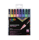 Posca PC-3M Markerset, 1,30 mm, (8 Stück) – Pastell Mischfarben