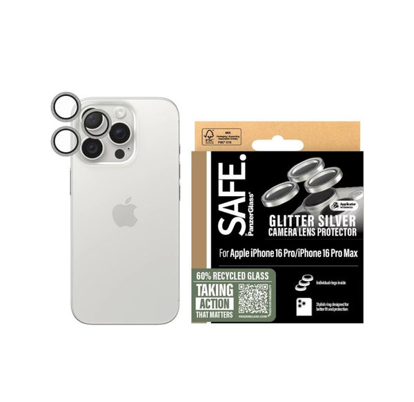PanzerGlass SAFE. Screen Protector (1 Stück), iPhone 16 Pro Max, iPhone 16 Pro