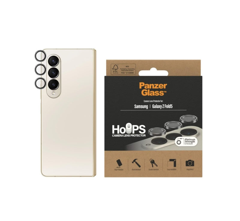 PanzerGlass Hoops Kameraobjektiv-Schutz (1 Stück), Samsung Galaxy Z Fold5