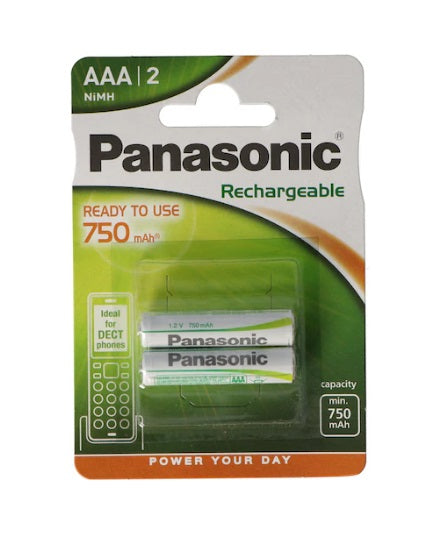 PANASONIC R2U P03 AAA 750mAh - (2 Stück)