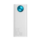 Baseus Amblight Digital Display Schnelllade-Powerbank 30000 mAh Weiß