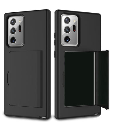 Schützende Kreditkarten Hülle Case für Samsung Galaxy S23 Plus - Schwarz