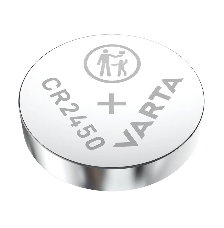 VARTA CR2450 Lithium Knopfzellen Batterie (2 Stück)