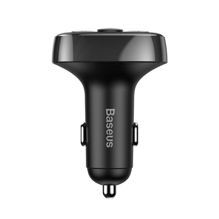 Baseus FM-Transmitter T Typ Bluetooth 2xUSB microS - Schwarz