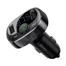 Baseus FM-Transmitter T Typ Bluetooth 2xUSB microS - Schwarz