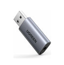 UGREEN USB 2.0 auf Audioadapter – Grau