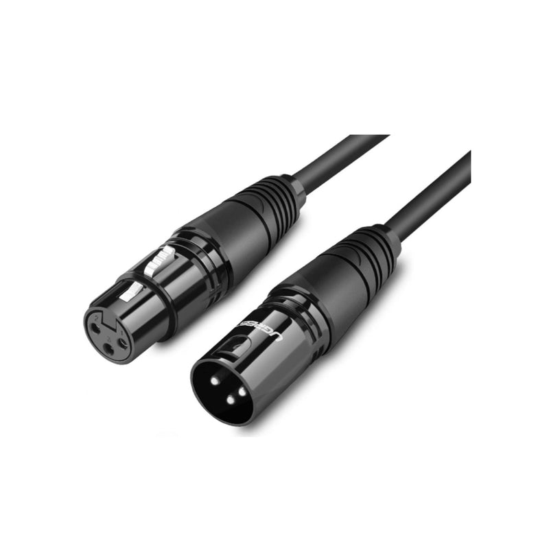 UGREEN XLR Stecker auf XLR Stecker Kabel 2m – Schwarz
