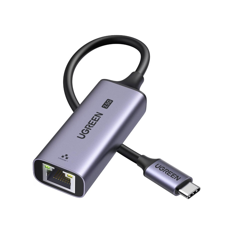 UGREEN CM648 USB-C auf RJ45 Adapter – Grau