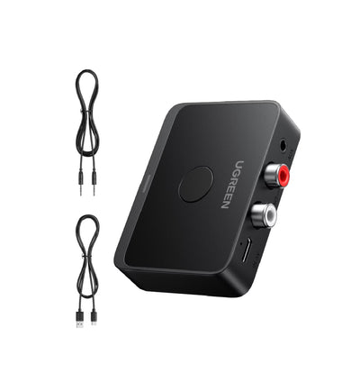 UGREEN Bluetooth Audioempfänger – Drahtloser Audioadapter – Schwarz