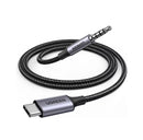 UGREEN USB-C auf 3,5mm Audiokabel 1m – Schwarz