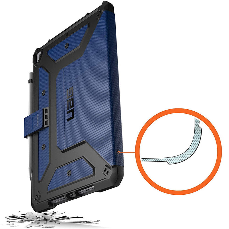 UAG Metropolis Hülle für iPad 2019 (7. Generation) / iPad 2021 (9. Generation) / iPad 2020 (8. Generation) - Blau