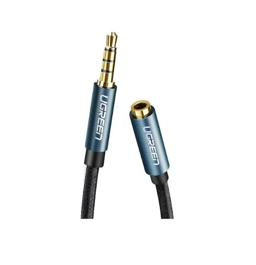 UGREEN 3,5-mm-Stecker-auf-Buchse-Audiokabel, unterstützt Mikrofon, 2 m