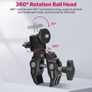 Ulanzi R099 Klemme mit Kugelgelenk Sphärischer Kopf