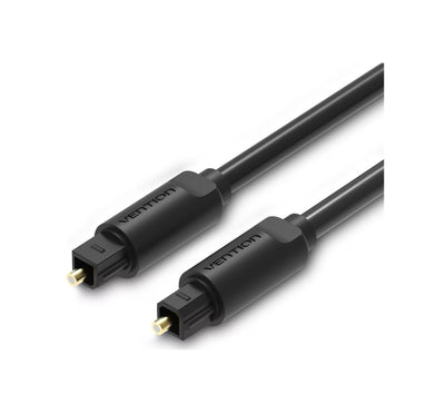 Vention 1,5m Toslink zu Toslink optisches Kabel – Schwarz