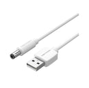 Vention 1,5m USB A zu DC 5,5mm Kabel – Weiß