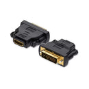 Vention 3,28cm DVI (24+1) Male zu HDMI Female Adapter – Schwarz