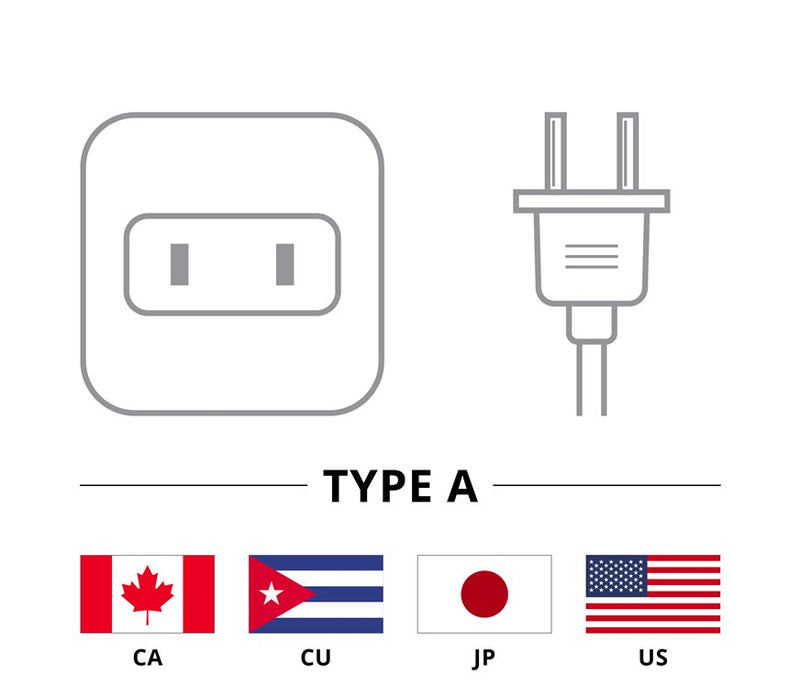 Goobay Reiseadapter US/Japan – Weiß