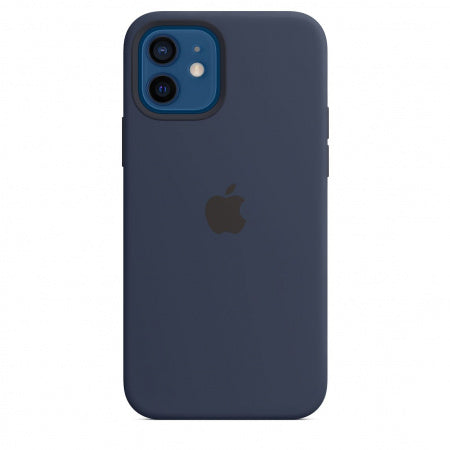 Apple Silikonhülle für MagSafe für iPhone 12 Pro und iPhone 12 – Deep Navy
