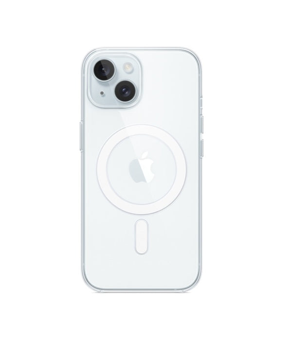 iPhone 15 Apple Clear Case with MagSafe MT203ZM/A - Transparent