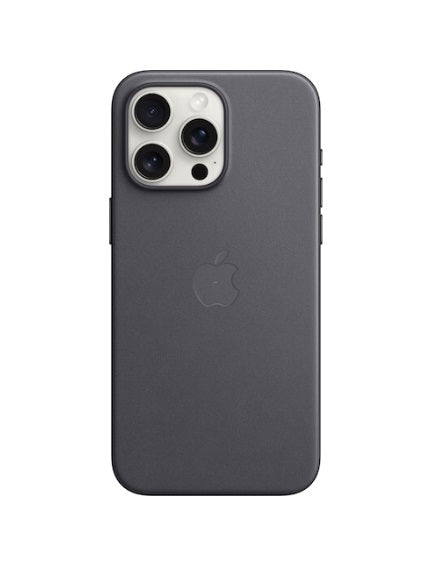 Apple FineWove Series Hülle für MagSafe für Apple iPhone 15 Pro Max – Schwarz