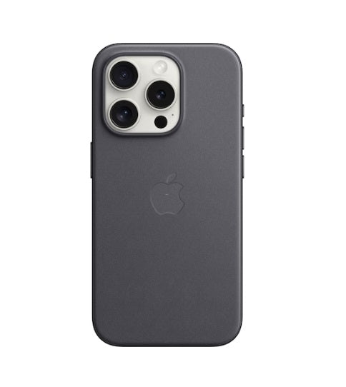 Apple FineWove Hülle für MagSafe für Apple iPhone 15 Pro – Schwarz