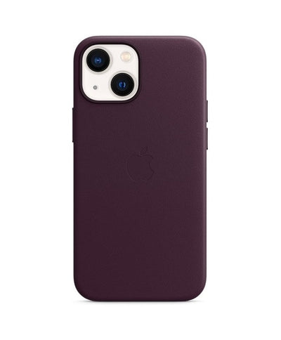 iPhone 13 Apple Lederhülle mit MagSafe MM143ZM/A – Dunkle Kirsche