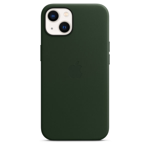 iPhone 13 Apple Lederhülle mit MagSafe MM173ZM/A – Sequoia Green