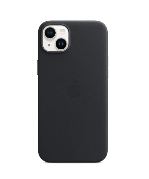 iPhone 14 Plus Apple Lederhülle mit MagSafe MPP93ZM/A – Mitternachtsschwarz