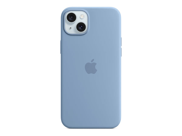 iPhone 15 Plus Apple Silikonhülle mit MagSafe MT193ZM/A – Winterblau
