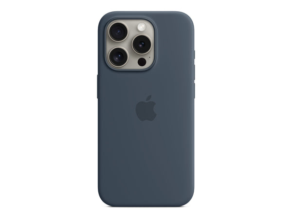 iPhone 15 Pro Apple Silikonhülle mit MagSafe MT1D3ZM/A – Sturmblau