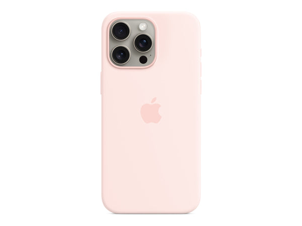 iPhone 15 Pro Max Apple Silikonhülle mit MagSafe MT1U3ZM/A – Hellrosa