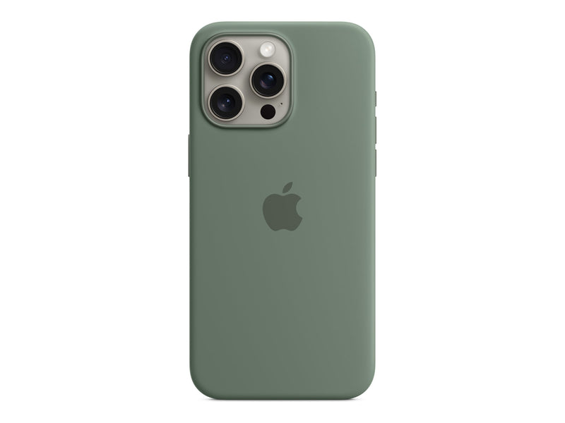iPhone 15 Pro Max Apple Silikonhülle mit MagSafe MT1X3ZM/A – Zypresse