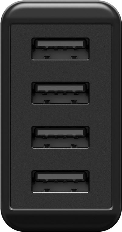 Goobay 4-Port-USB-A-Ladegerät 30 W – Schwarz