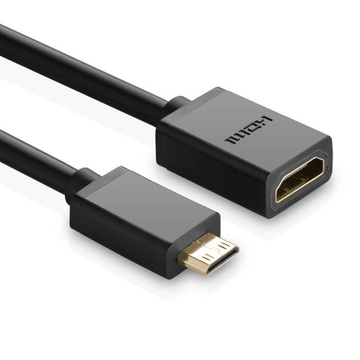 UGREEN Mini HDMI auf HDMI Adapter 0,24 m (Typ C auf A) – Schwarz