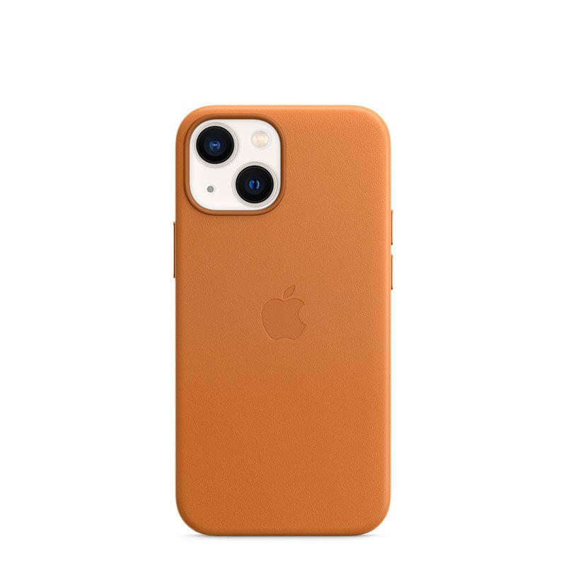Apple Lederhülle für MagSafe für Apple iPhone 13 Mini – Goldbraun