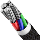 Baseus High Density Geflochtenes Schnellladekabel Datenkabel Typ-C zu iP PD 20W 1m - Schwarz (CATLGD-01)