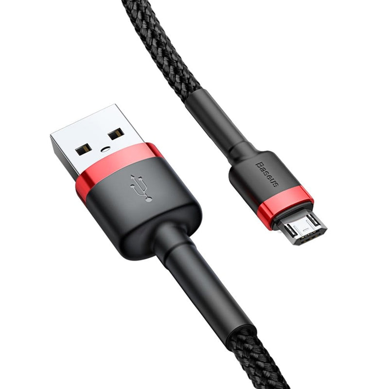 Baseus Cafule Kabel USB Für Micro 1.5A 2m - Rot Schwarz (CAMKLF-C91)