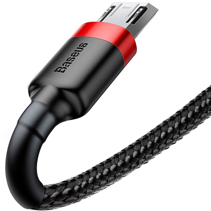 Baseus Cafule Kabel USB Für Micro 1.5A 2m - Rot Schwarz (CAMKLF-C91)