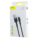 Baseus Cafule Kabel USB Für iP 2A 3m - Grau Schwarz (CALKLF-RG1)