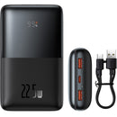 Baseus Bipow Pro Digitalanzeige Schnelllade-Powerbank 20000 mAh 22,5 W Schwarz