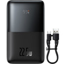Baseus Bipow Pro Digitalanzeige Schnelllade-Powerbank 20000 mAh 22,5 W Schwarz
