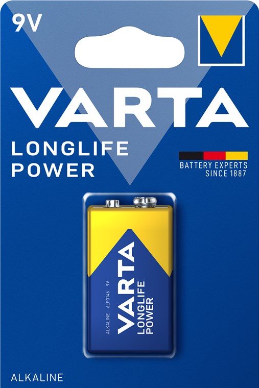 VARTA Longlife Power 9V - (1 Stück)